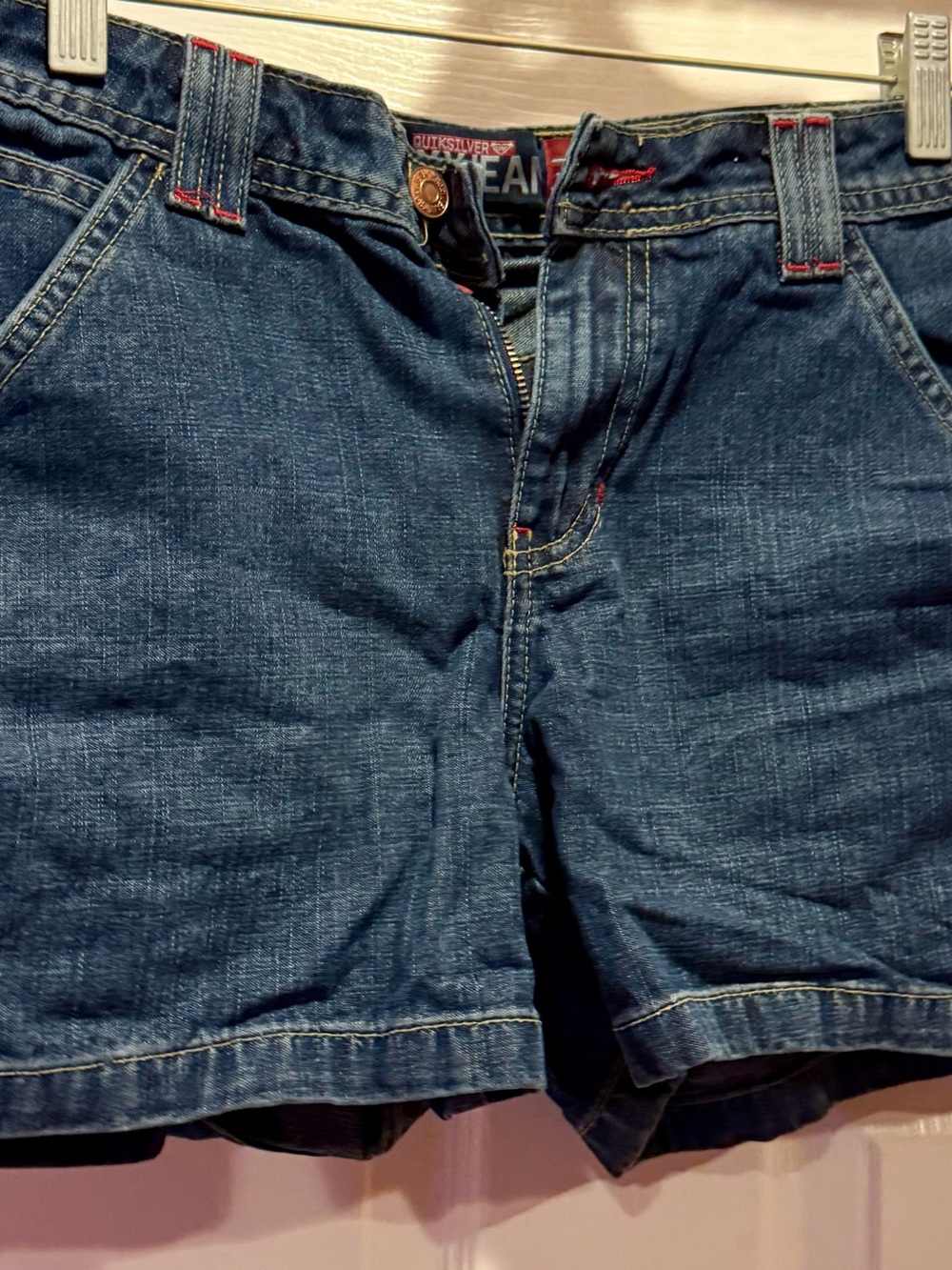 Quiksilver womens Indigo Blue Denim Jean Shorts